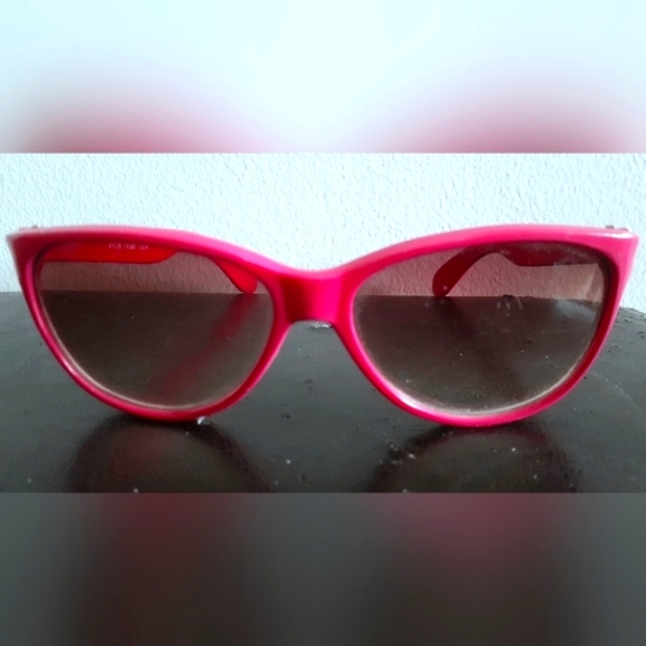 2/$20! Pink Nylon Frame Sunglasses - Picture 2 of 5